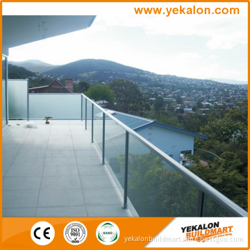 Easy installation full frame aluminium stainless steel gazebo cheap balustrade